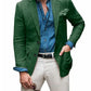 Jon - herren  leinen blazer strand hochzeit casual tailored fit solide farbe einreihig zwei knöpfe