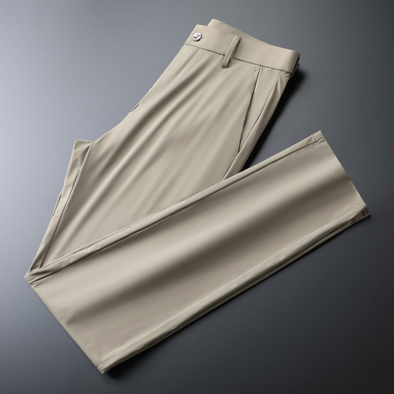 Slim Fit Hose Armeegrün - Leon