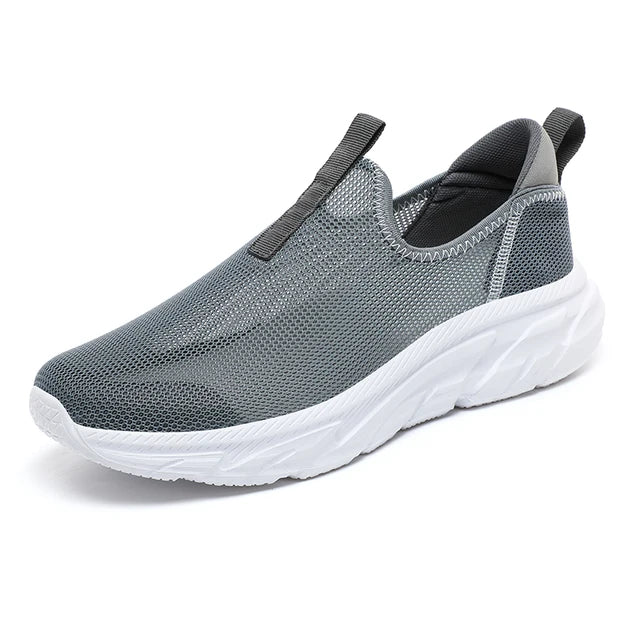 Nico - Urbane Schwarze Slip-On Sneakers