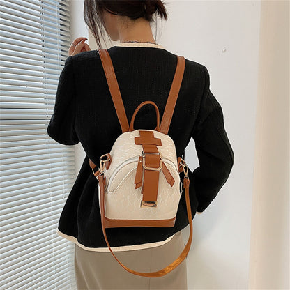 Eva - Beige Backpack Rucksack