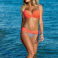 Zoey - Korallenrotes Bikini-Set mit Vichy-Karo