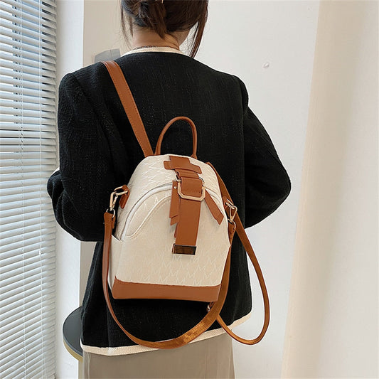 Eva - Beige Backpack Rucksack