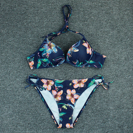 Lola – Schwarz Floral Bikini