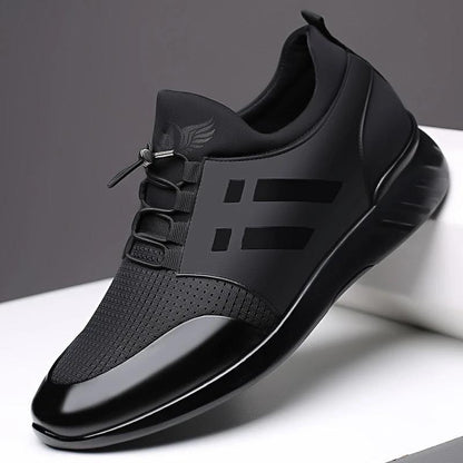 Orthopädische Herren-Sneaker Schwarz - Leo