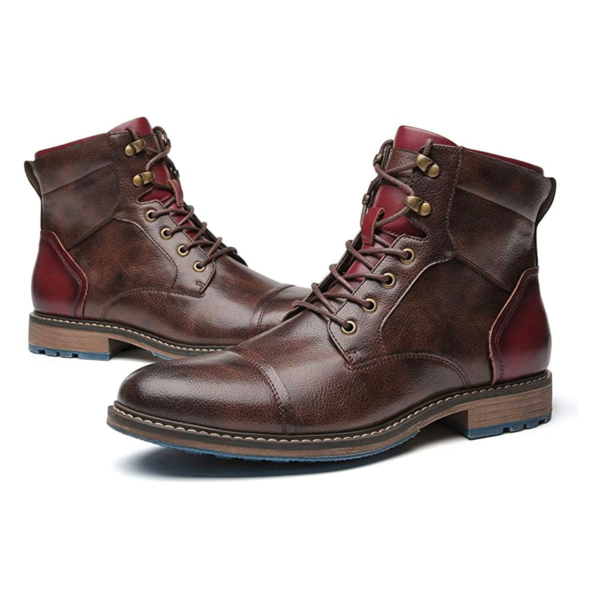 Rustbraune Premium Oxford Stiefel - Henrik