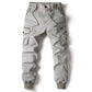 Beigefarbene Cargo-Jogger mit Stretch - Noah