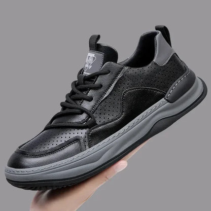 Eleganz mit Komfort- Elegante Herren-Ledersneaker