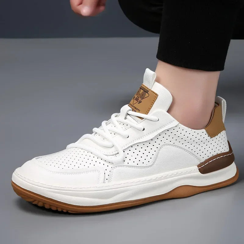 Eleganz mit Komfort- Elegante Herren-Ledersneaker