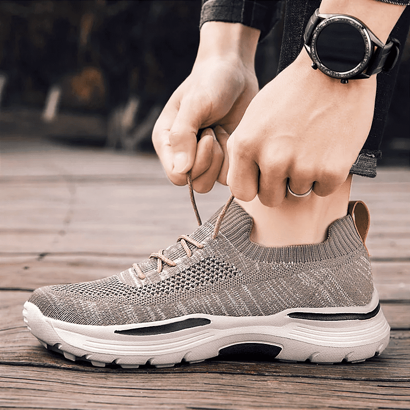 Casual Flyknit Schuhe Khaki - Luca