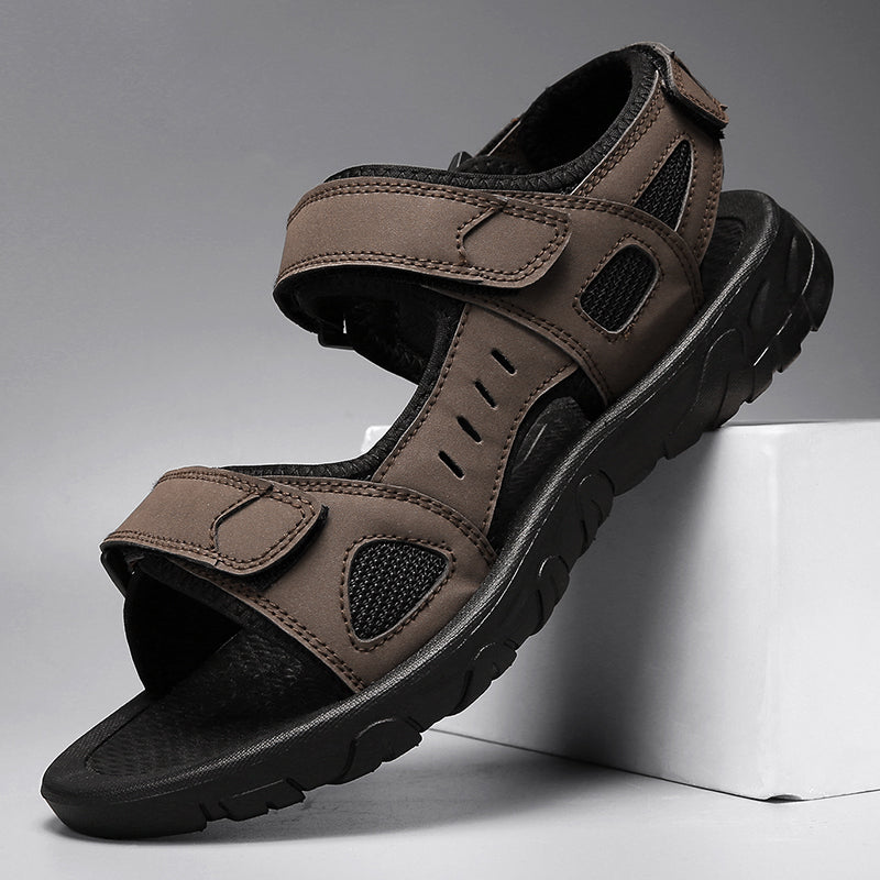 Hugh - klassische herren sandalen, stilvoll und bequem