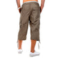 Lukas - Olivgrüne Cargo-Shorts