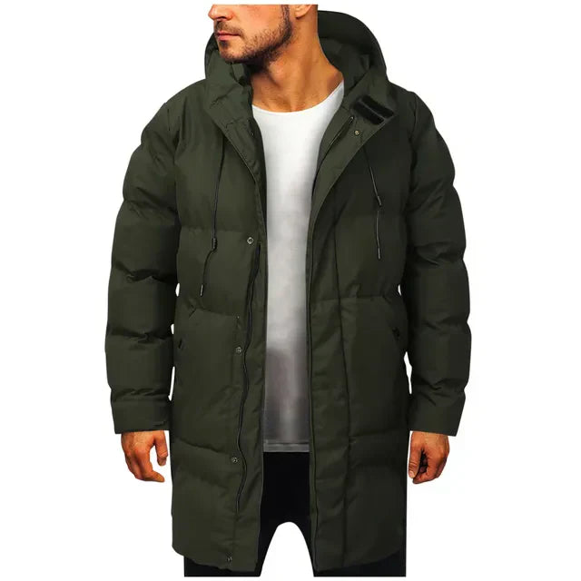 Grauer Langer Herren-Parka - Arne