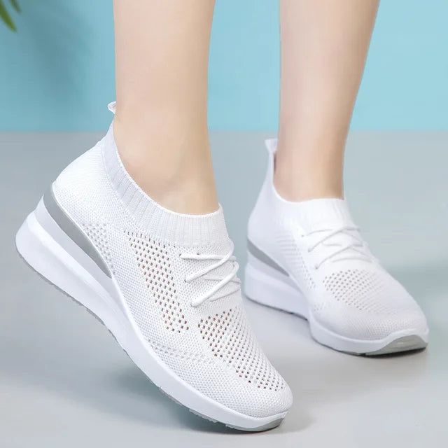 Mia - Rosa Komfort Sneakers