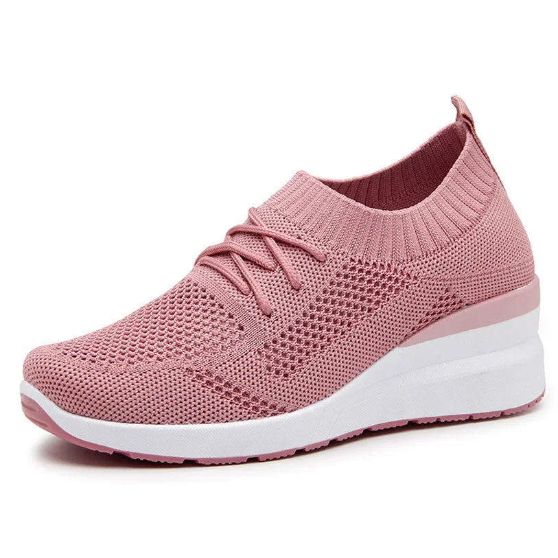 Mia - Rosa Komfort Sneakers