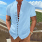 Herren-Henley-Shirt mit Einzigartiger Knopfleiste und Weicher Baumwolle