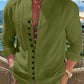 Herren-Henley-Shirt mit Einzigartiger Knopfleiste und Weicher Baumwolle