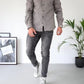 Beige Utility-Jacke - Lucas