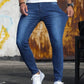 Max - Blau Slim-Fit Stretchjeans