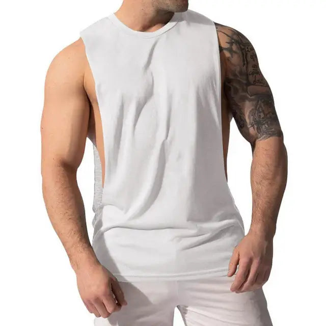 Tobias - Schwarzes Sport-Tanktop