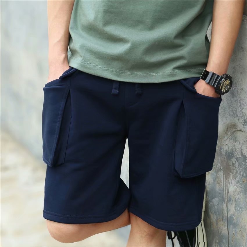 Navy Cargo Shorts - Leon