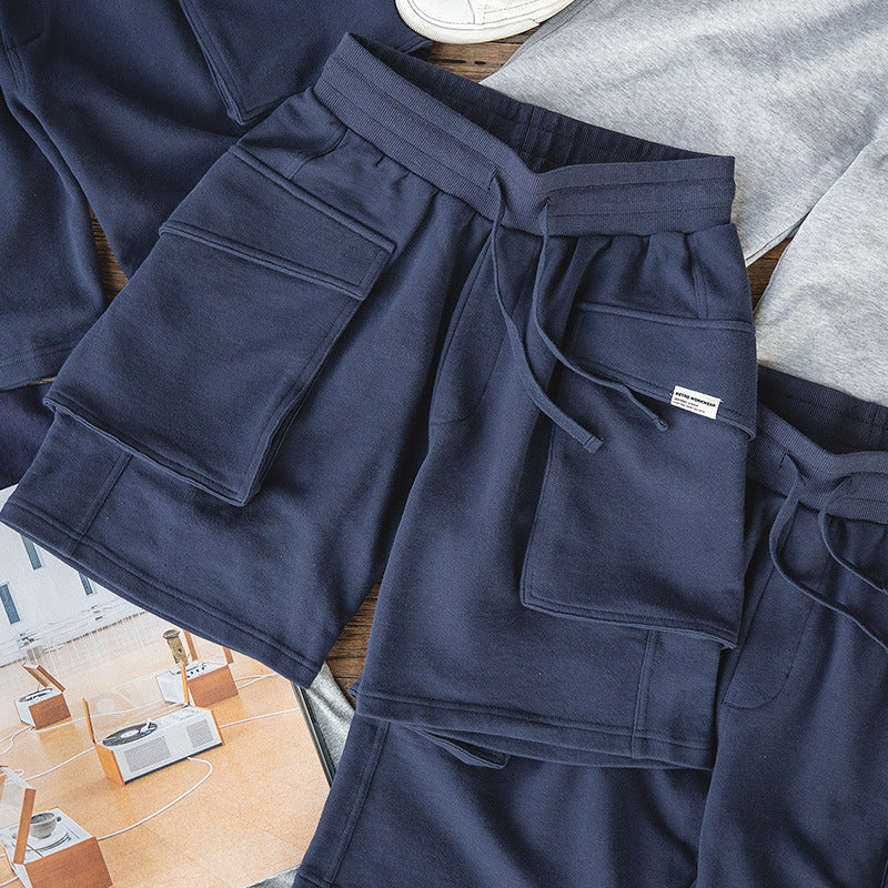 Navy Cargo Shorts - Leon