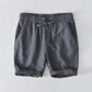 Erdrote Leinen Shorts - Lucas