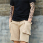 Navy Cargo Shorts - Leon