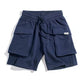 Navy Cargo Shorts - Leon