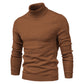 Klassischer Herren Rollkragenpullover Khaki - Leon