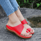 Fiona – Rote Komfort-Sandalen