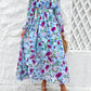 Amelia - Florales Maxikleid in Himmelblau