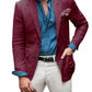 Jon - herren  leinen blazer strand hochzeit casual tailored fit solide farbe einreihig zwei knöpfe