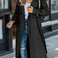 Zweireihiger Lange Trenchcoat Met Riem - Emily