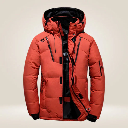 Wasserabweisende Winterjacke Orange - Max