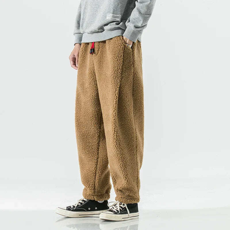 Fleece Sweatpants Khaki - Leo