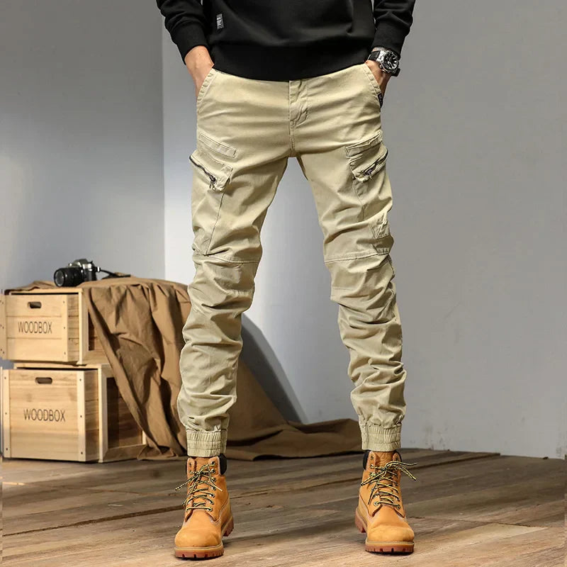 Khaki Cargo Jogginghose - Noah