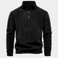 Brauner Herren Fleece-Pullover – CozyWarm