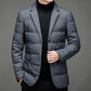 Elegante Leichte Daunenjacke Herren Schwarz – Marco