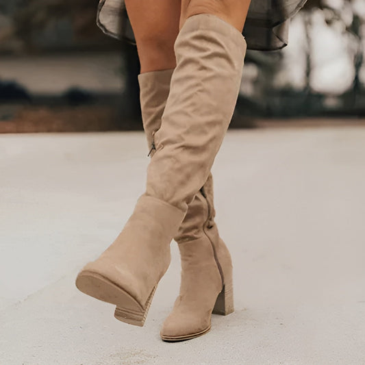 Khaki Stiefel - Laura