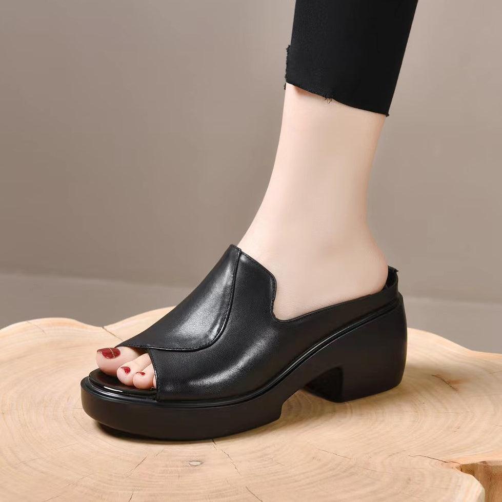 Ava – Schwarze Komfort-Pumps