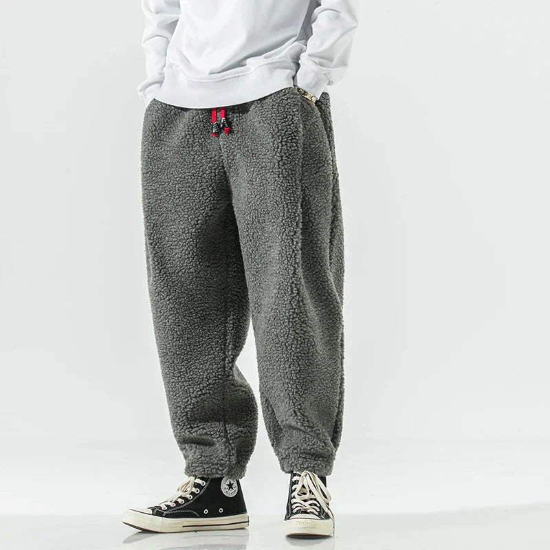 Fleece Sweatpants Khaki - Leo