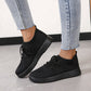 Nora - Schwarze Strick-Sneaker