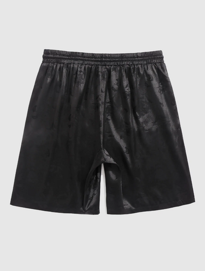 Grüne Satin Shorts - Julian