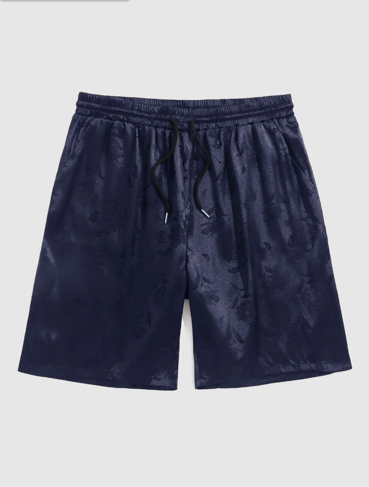 Grüne Satin Shorts - Julian