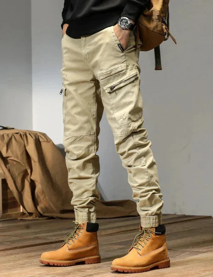 Khaki Cargo Jogginghose - Noah