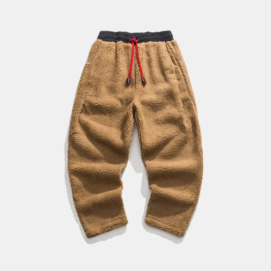 Fleece Sweatpants Khaki - Leo