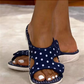 Lena Gelbe Polka-Dot Slipper