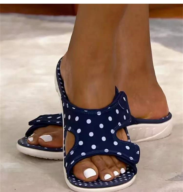 Lena Gelbe Polka-Dot Slipper