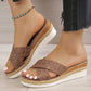 Elena Beige Espadrille-Sandalen