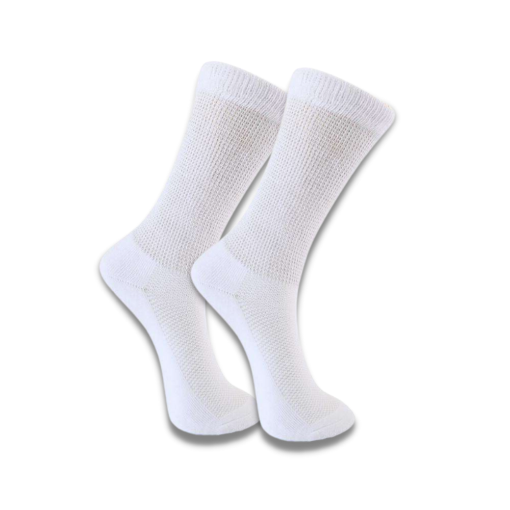 GlycoComfort - Schwarze Diabetiker-Socken